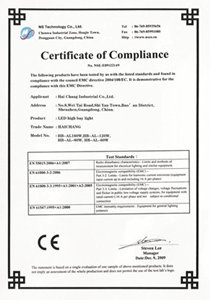 CE LED high bay certificate