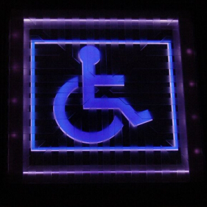 Solar LED Paver Light SPH-A00801 Disabled Mark